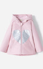 Chaqueta Babyfresh Gato con Capucha Rosada para Niña