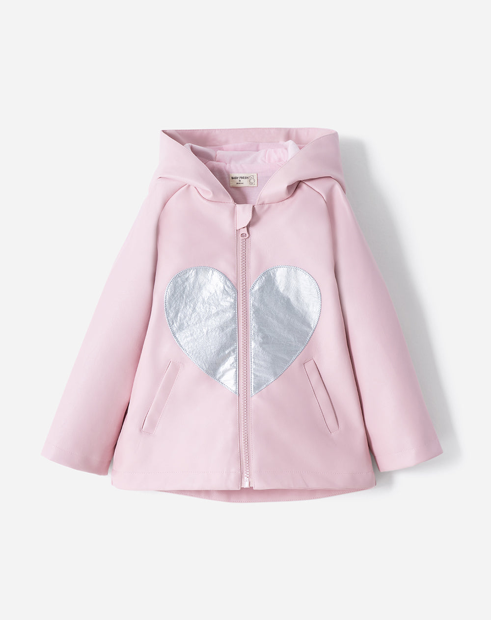 Chaqueta Babyfresh Gato con Capucha Rosada para Niña