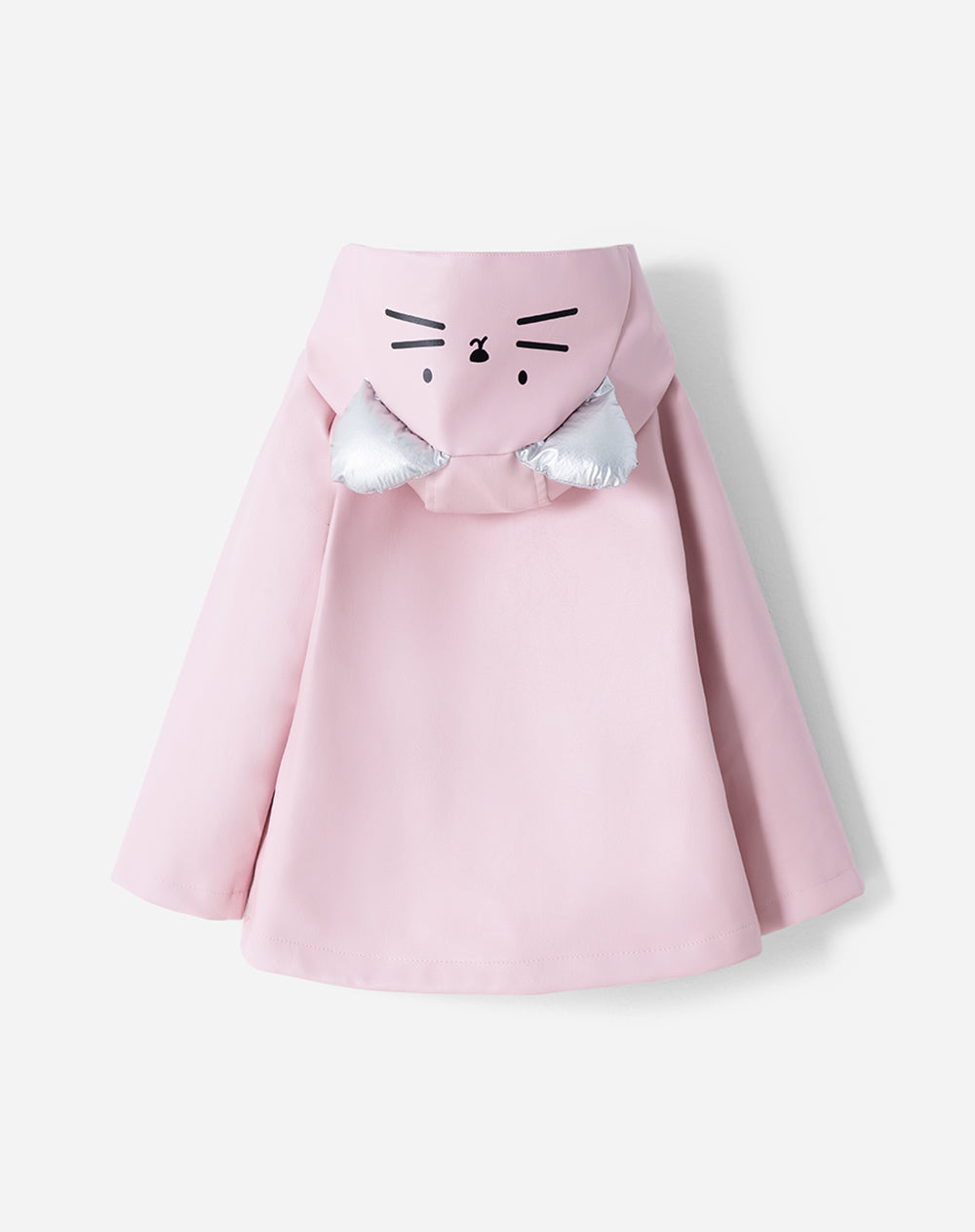 Chaqueta Babyfresh Gato con Capucha Rosada para Niña