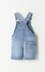 Overol Babyfresh Corto Denim Algodón Índigo Unisex
