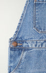 Overol Babyfresh Corto Denim Algodón Índigo Unisex