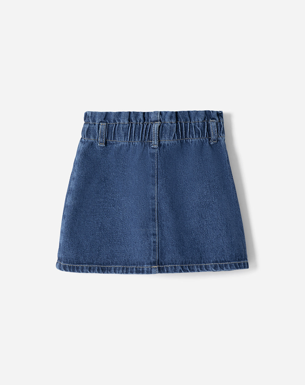 Babyfresh Falda Denim Tiro Medio Índigo para Niñas