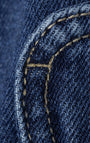 Babyfresh Falda Denim Tiro Medio Índigo para Niñas