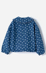 Camisa Babyfresh Denim Estampada Manga Larga para Niñas