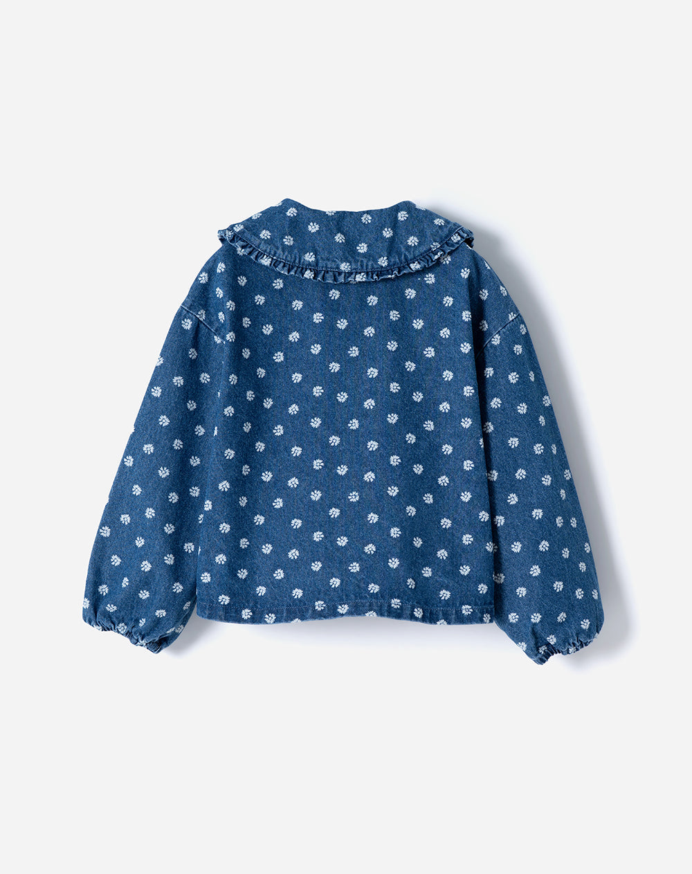 Camisa Babyfresh Denim Estampada Manga Larga para Niñas