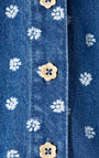 Camisa Babyfresh Denim Estampada Manga Larga para Niñas
