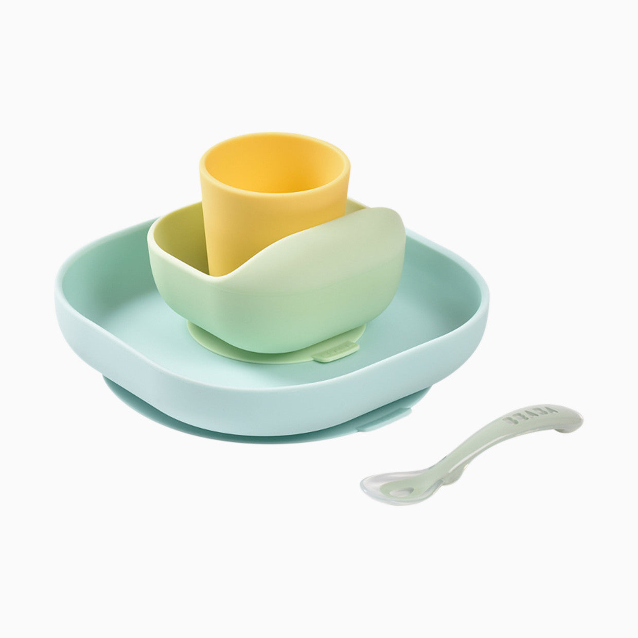 Set de Comida de Silicona con Ventosa (Pack de 4)