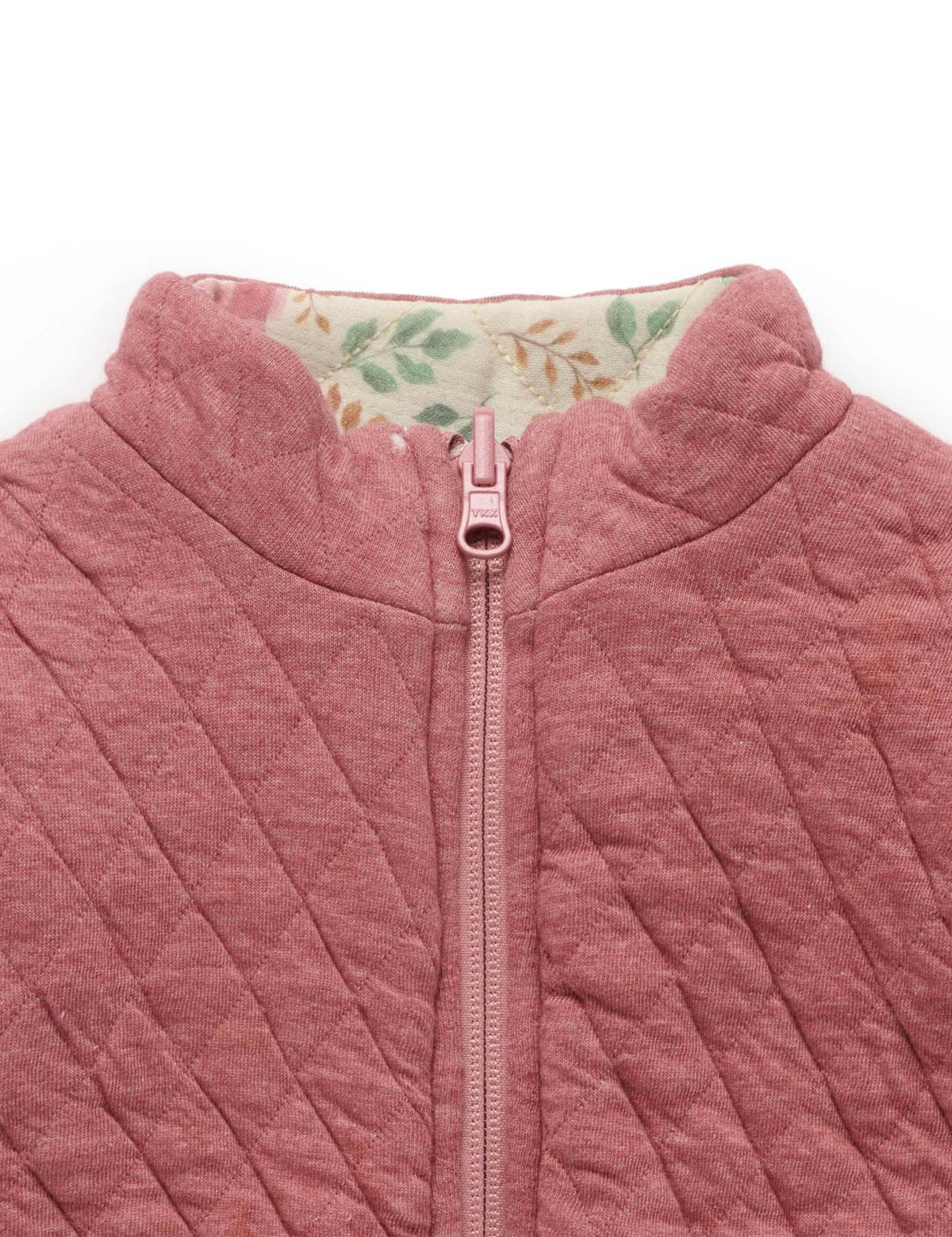 Chaqueta Acolchada Reversible Purebaby con Estampado Patchwork