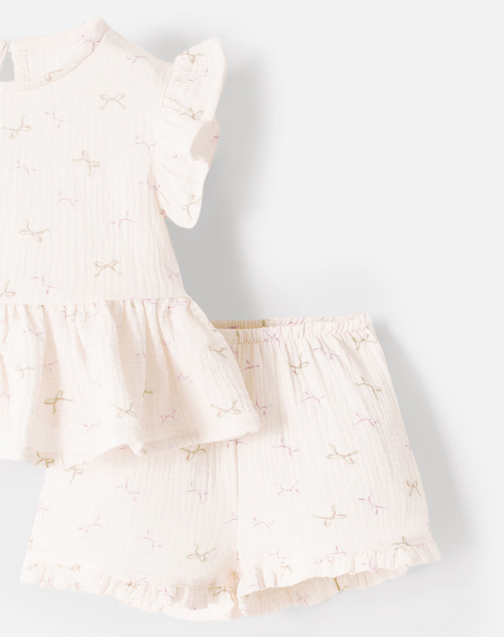 Conjunto Babyfresh Blusa + Short Bebé Niña