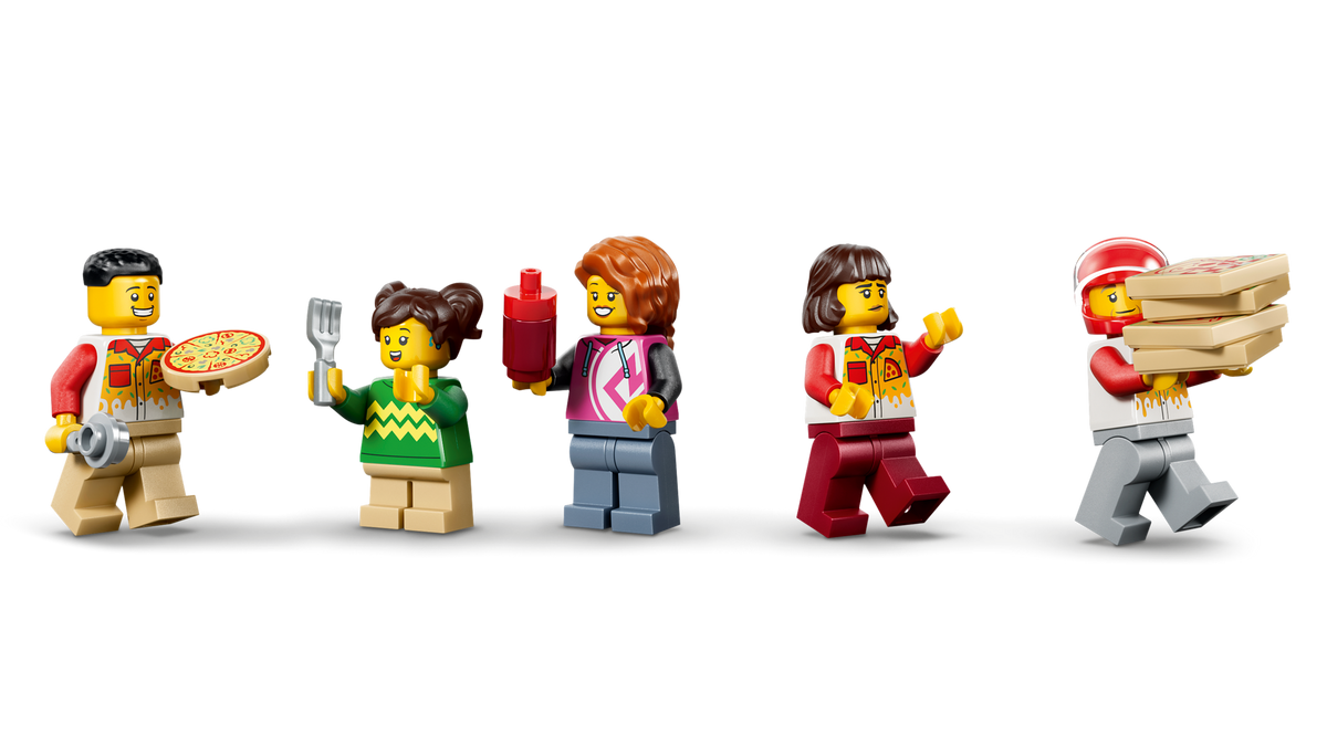 LEGO City Experiencia de Pizza a Domicilio con Vehículos 60496