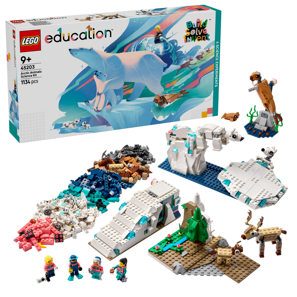 LEGO Education Kit de Ciencias: Animales Árticos 45203