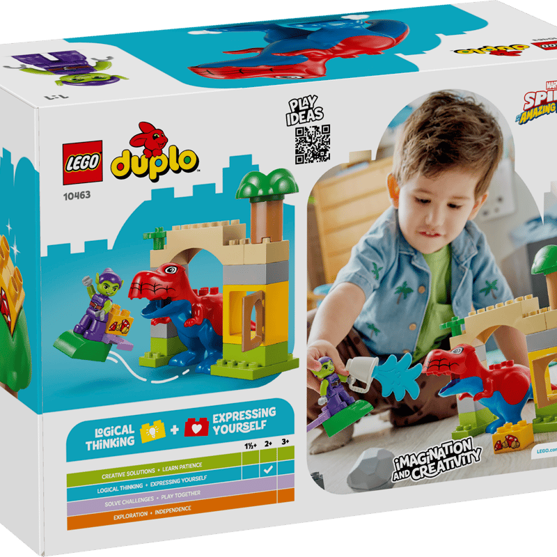 LEGO DUPLO Dinosaurio Spidey-Rex vs. Duende Verde 10463