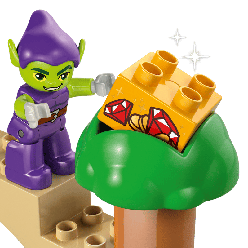 LEGO DUPLO Dinosaurio Spidey-Rex vs. Duende Verde 10463