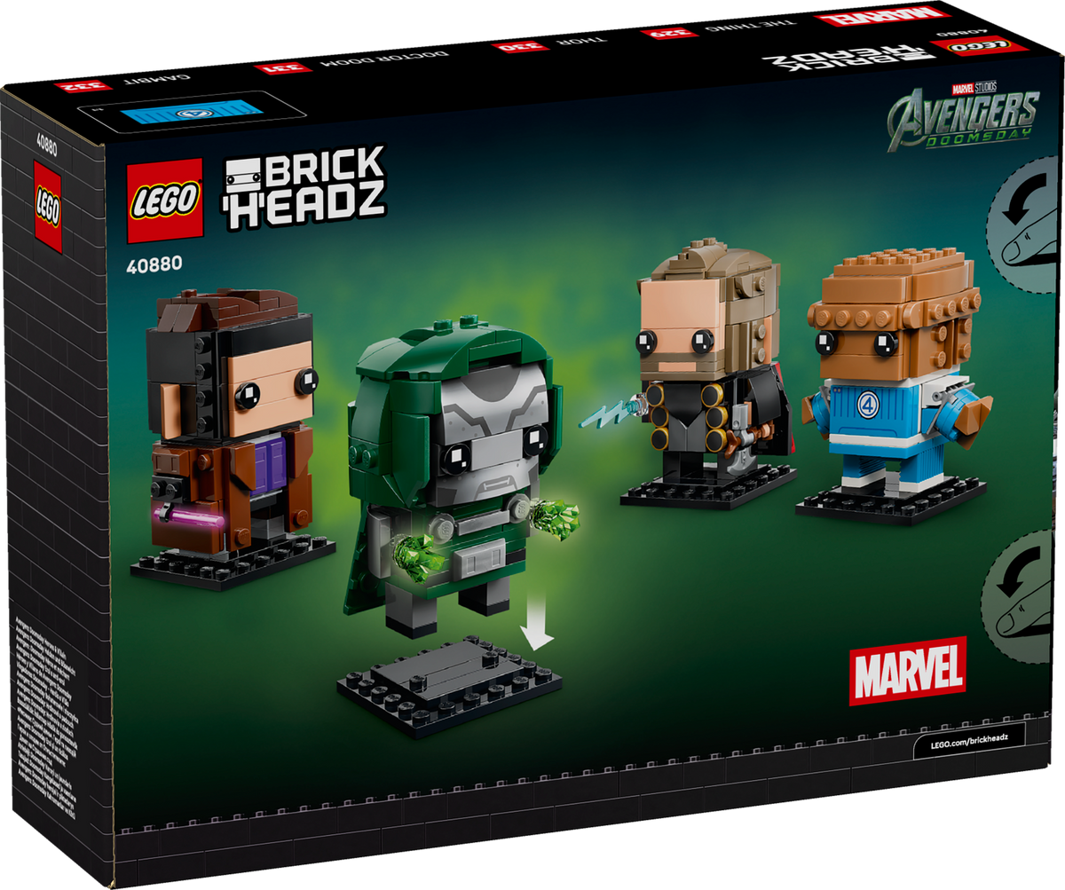 LEGO BrickHeadz Héroes y Villano de Avengers: Doomsday 40880
