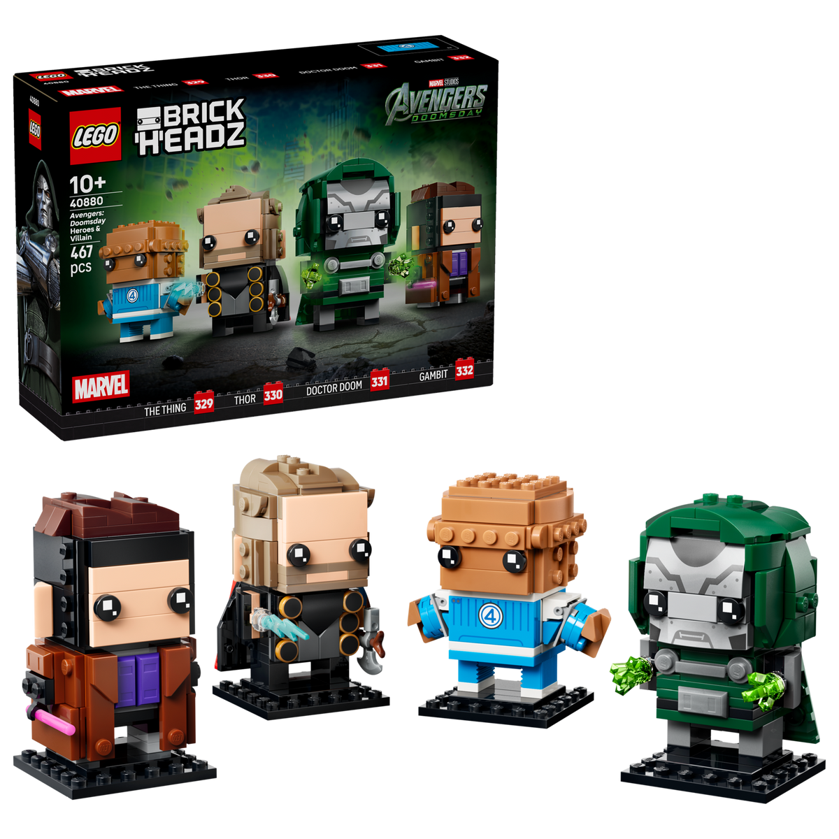 LEGO BrickHeadz Héroes y Villano de Avengers: Doomsday 40880