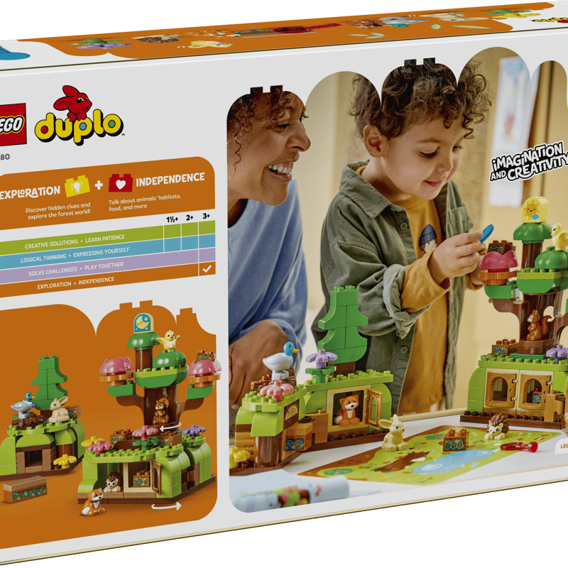 LEGO DUPLO Bosque de Descubrimiento con Animales Salvajes 10480