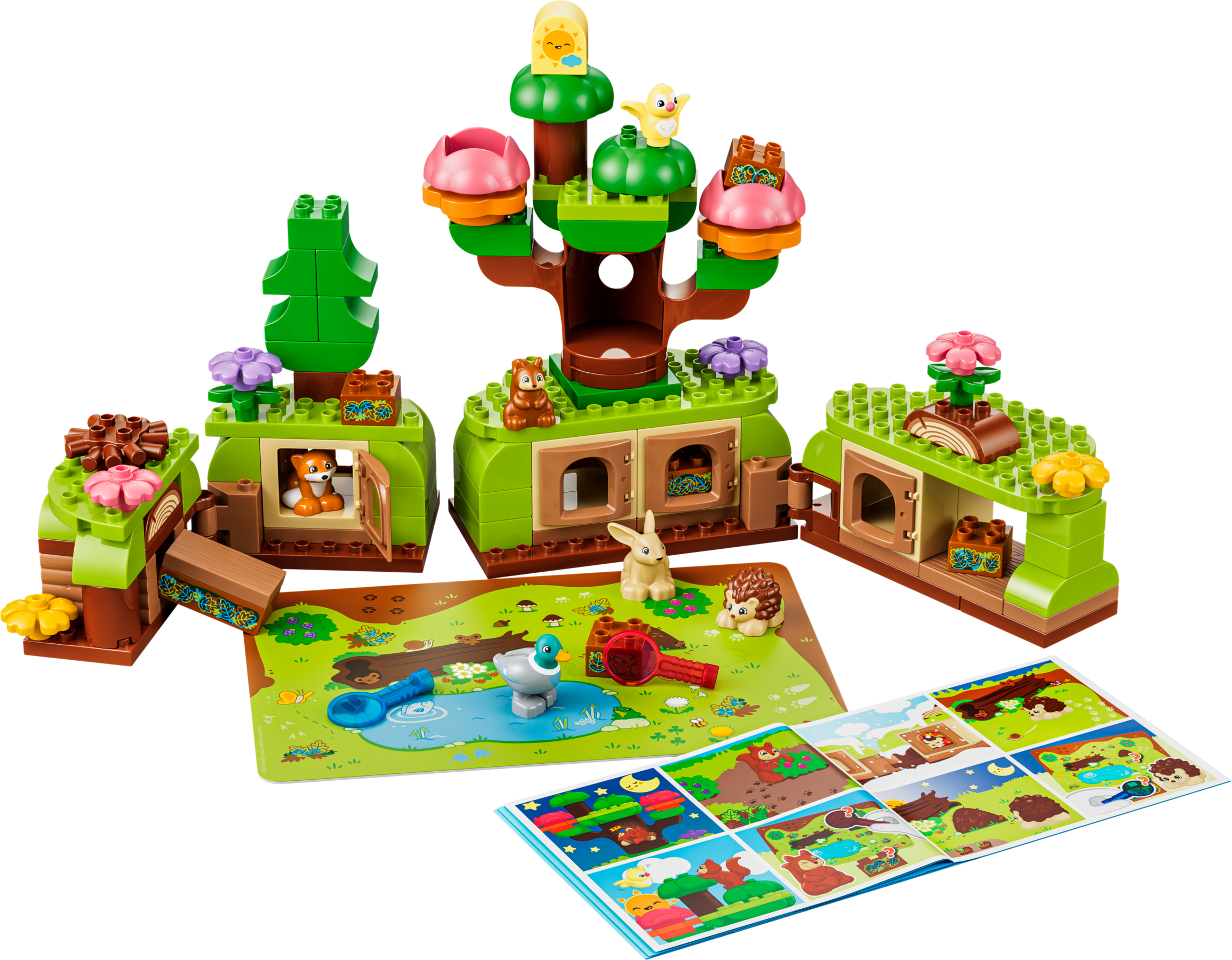 LEGO DUPLO Bosque de Descubrimiento con Animales Salvajes 10480