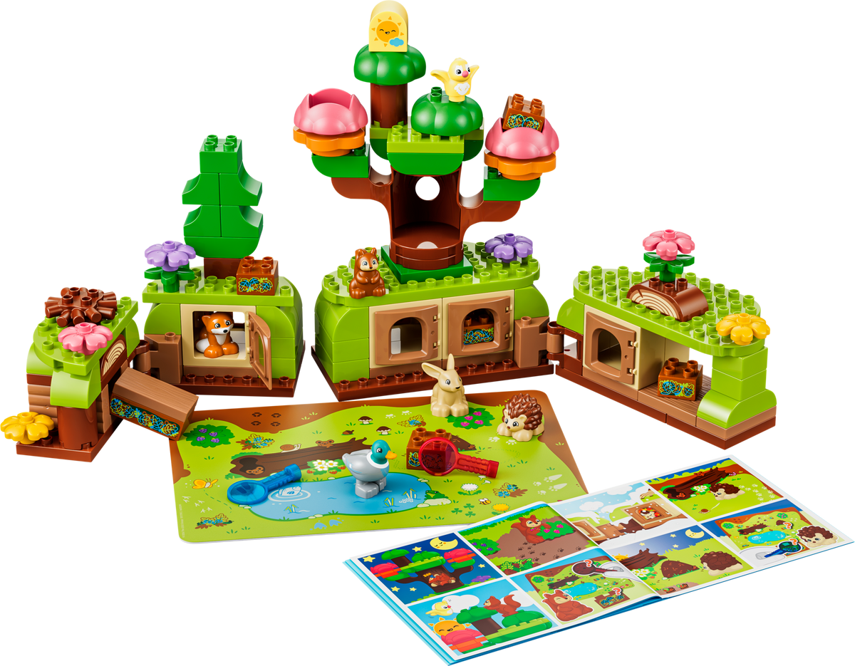 LEGO DUPLO Bosque de Descubrimiento con Animales Salvajes 10480