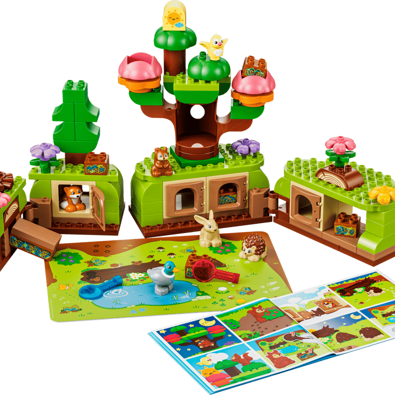 LEGO DUPLO Bosque de Descubrimiento con Animales Salvajes 10480