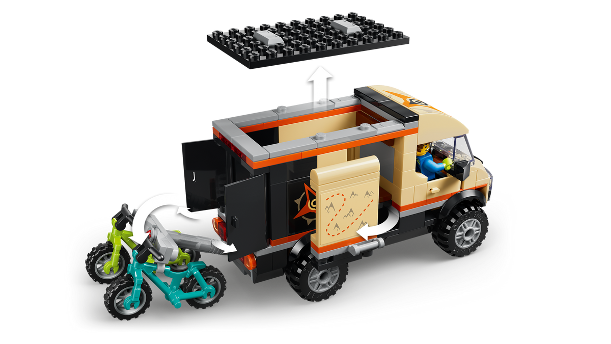 LEGO City Furgoneta de Aventura en Bici 60512