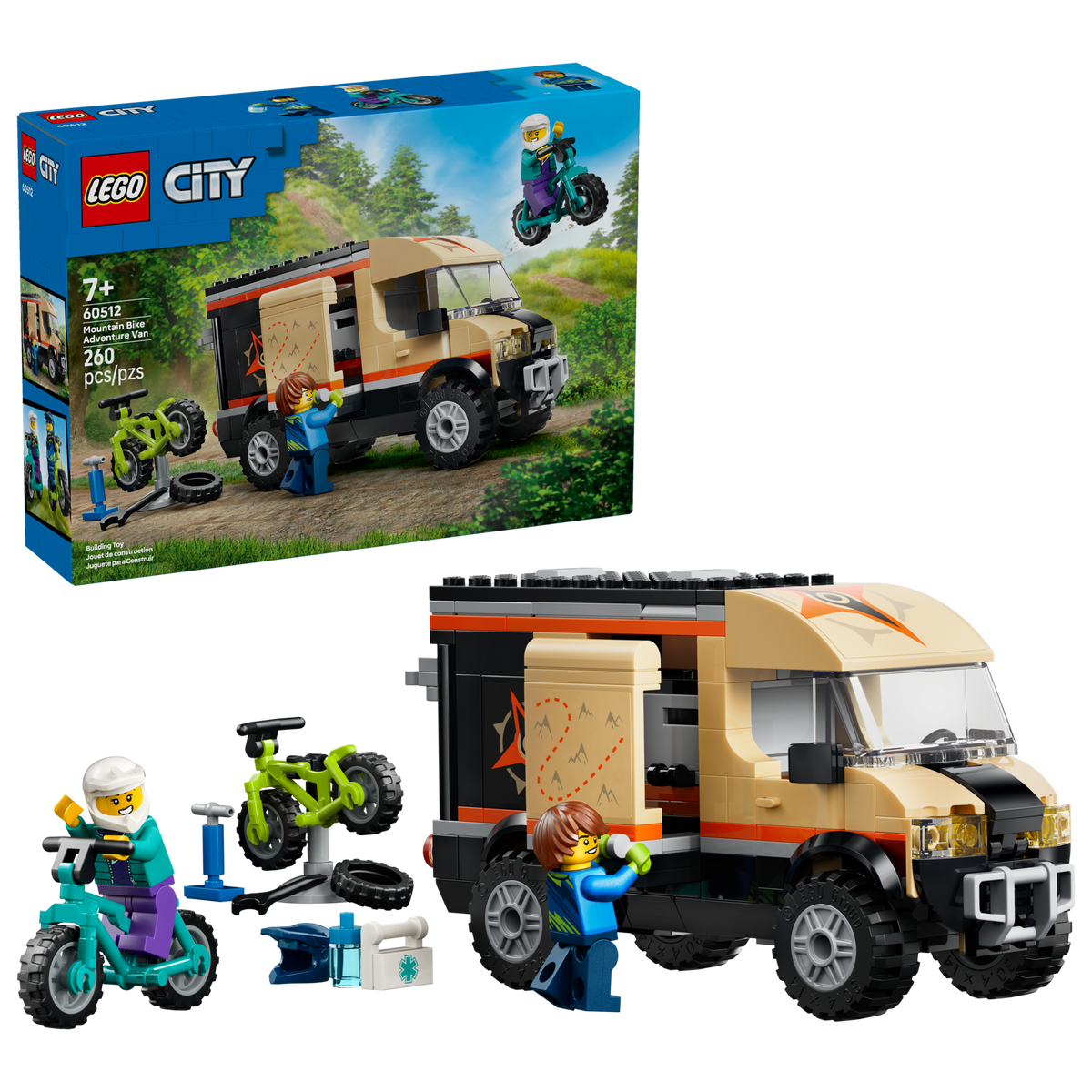 LEGO City Furgoneta de Aventura en Bici 60512