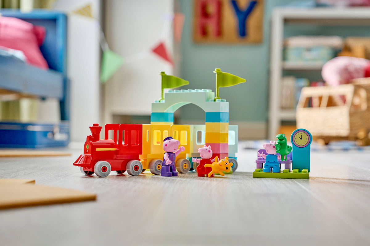 LEGO DUPLO Peppa Pig Viaje en Tren con Abuelo Pig 10466