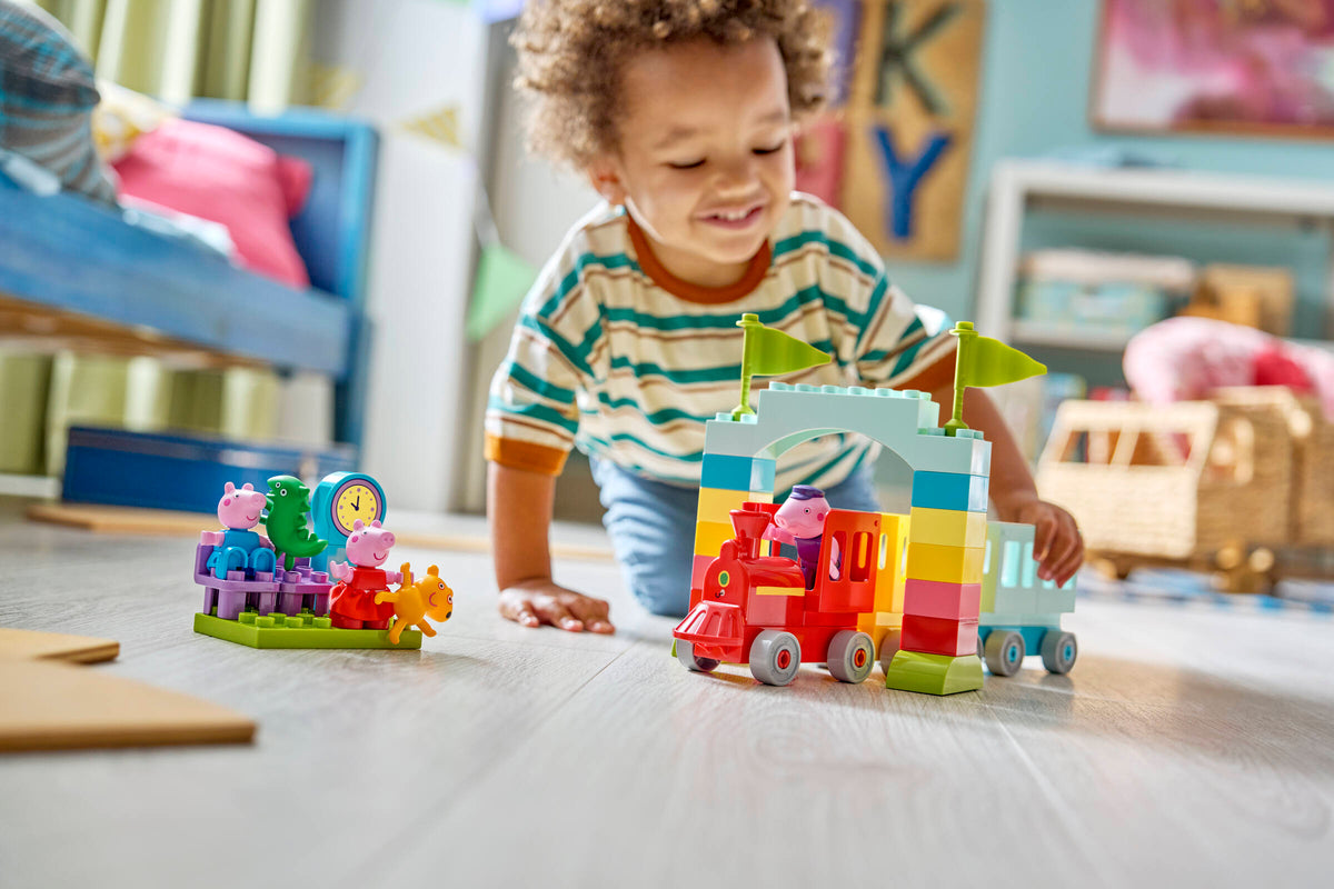 LEGO DUPLO Peppa Pig Viaje en Tren con Abuelo Pig 10466