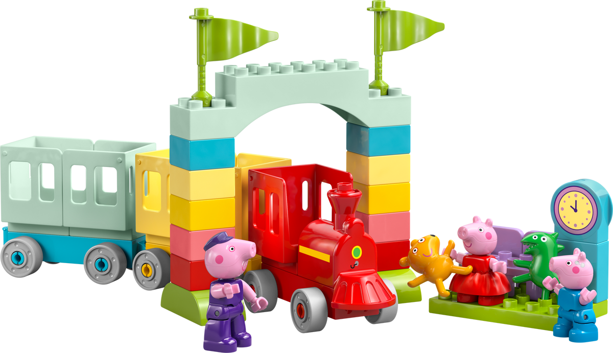 LEGO DUPLO Peppa Pig Viaje en Tren con Abuelo Pig 10466