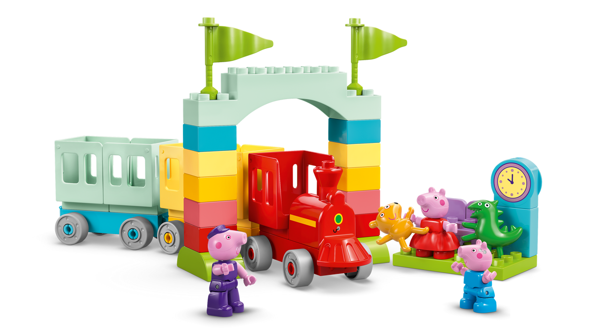 LEGO DUPLO Peppa Pig Viaje en Tren con Abuelo Pig 10466