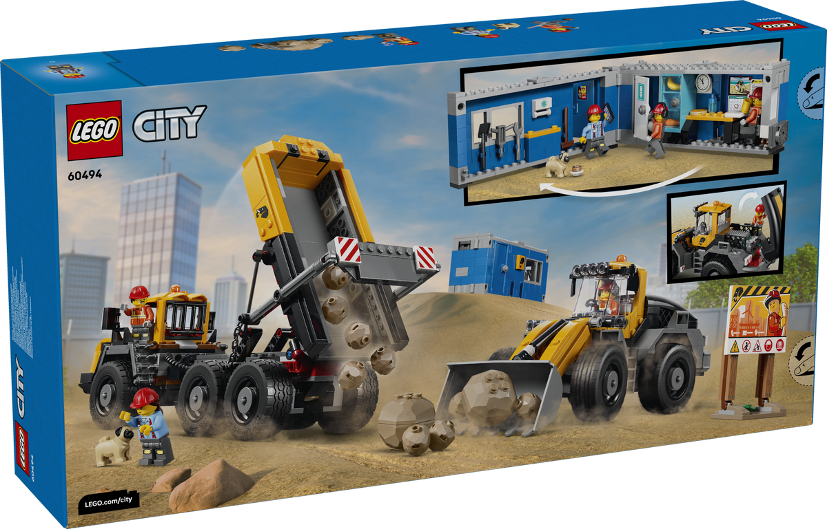LEGO City Camión Volquete y Cargadora Frontal 60494