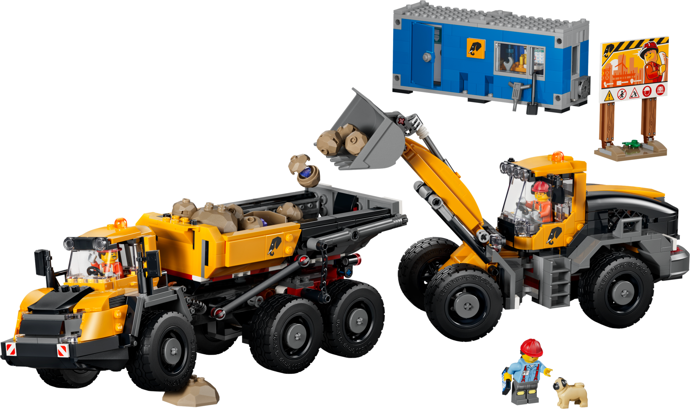 LEGO City Camión Volquete y Cargadora Frontal 60494