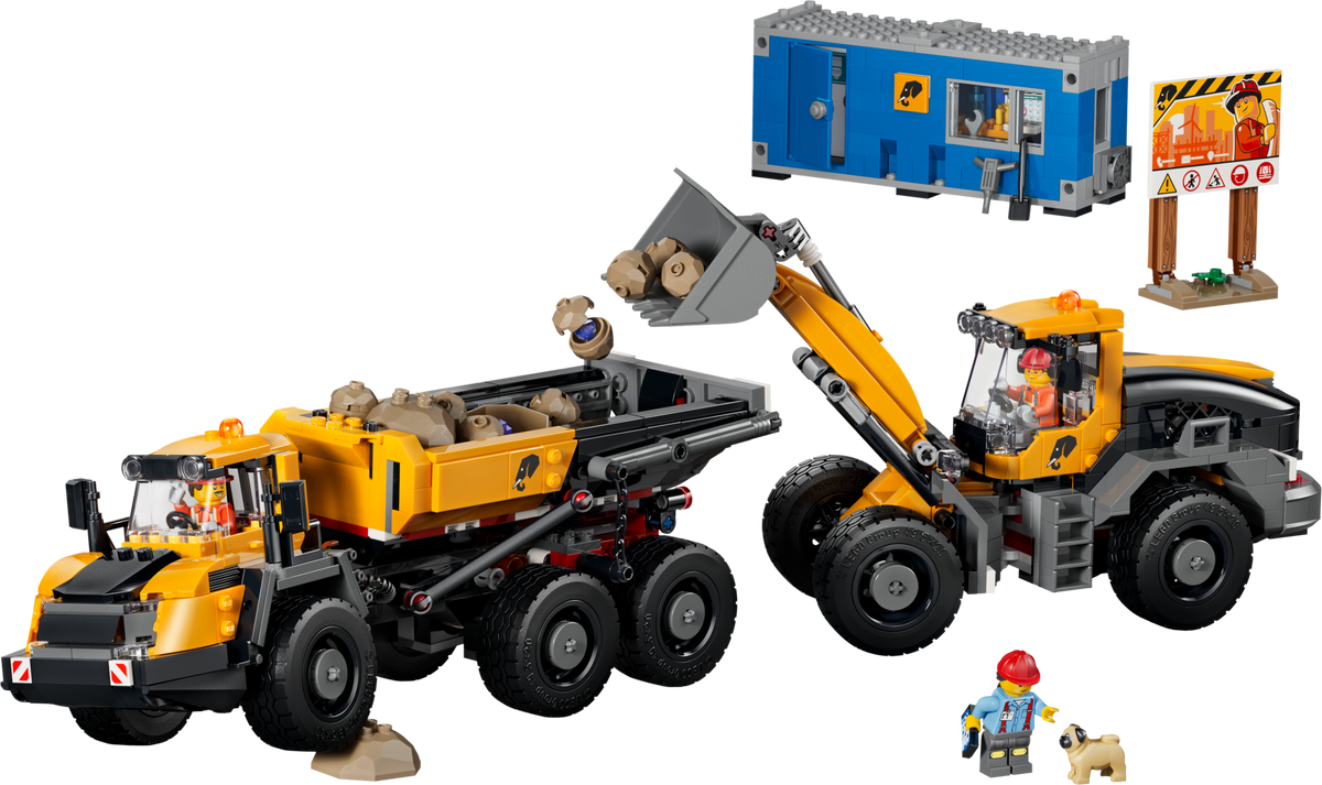 LEGO City Camión Volquete y Cargadora Frontal 60494