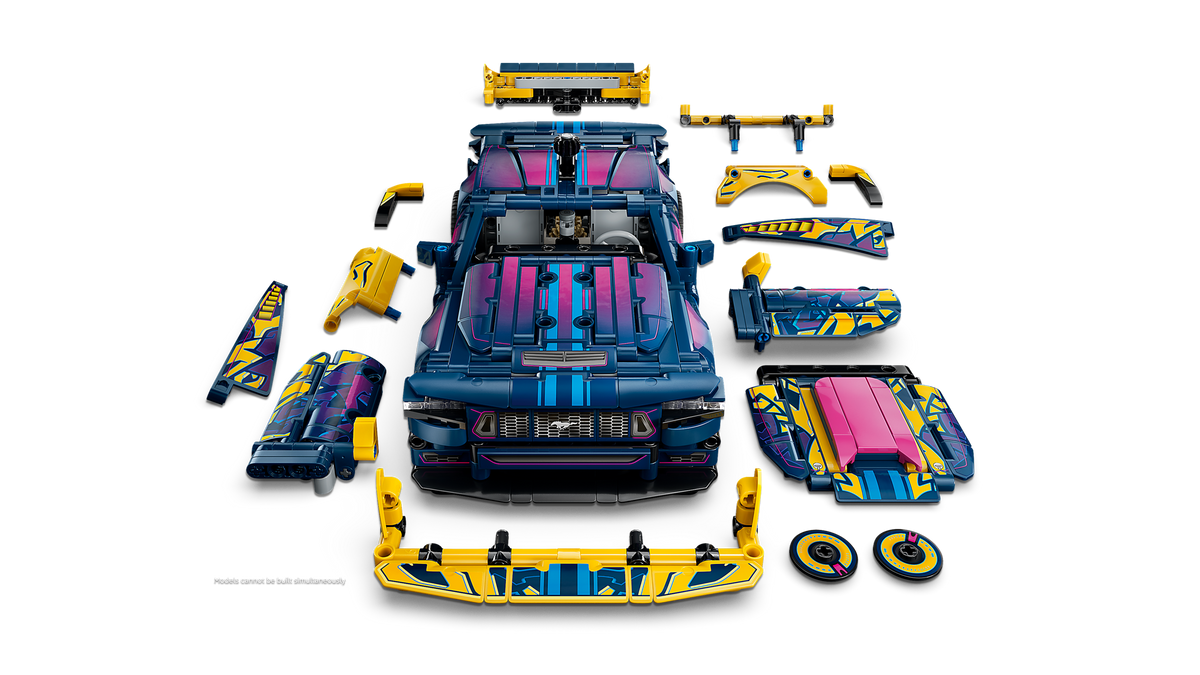 LEGO Technic Custom Garage Ford Mustang GT Car 42236