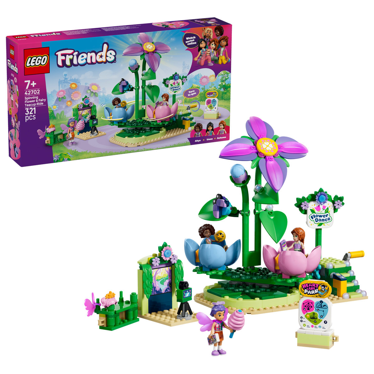 LEGO Friends Tazas Locas: Flores y Hadas 42702