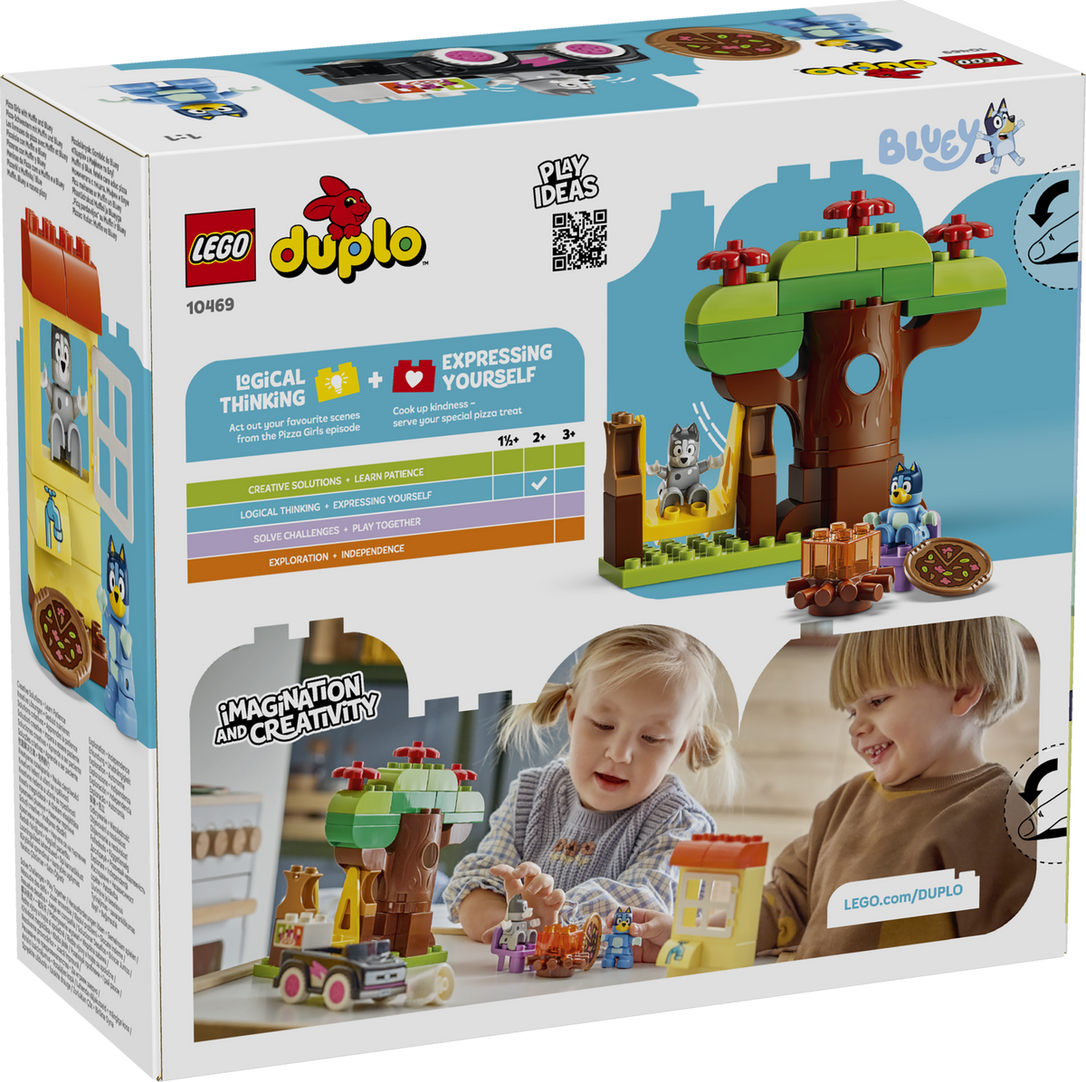 LEGO DUPLO Pizzeras con Muffin y Bluey 10469
