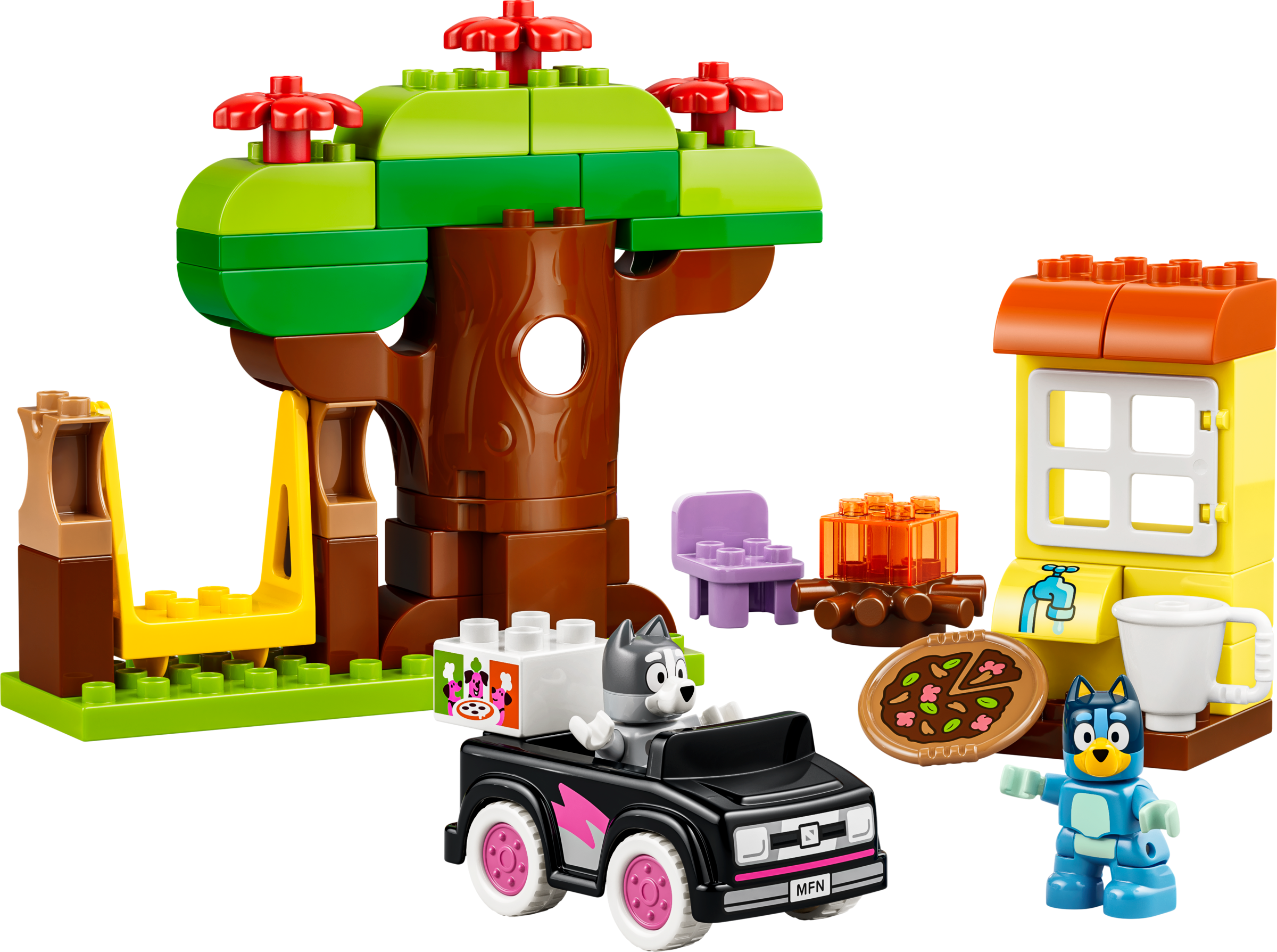 LEGO DUPLO Pizzeras con Muffin y Bluey 10469