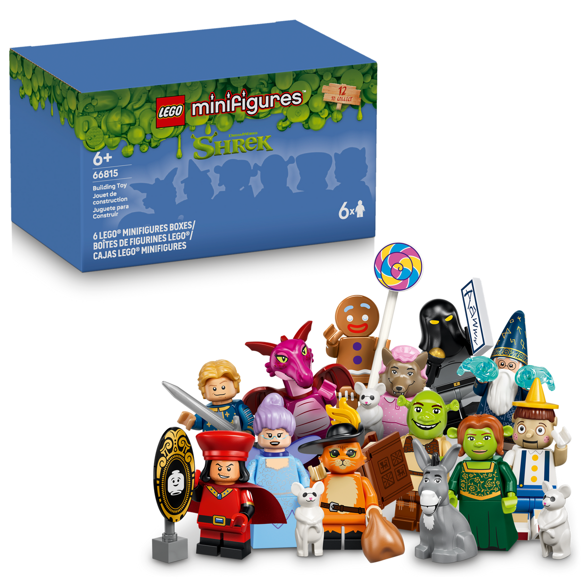 LEGO Minifigures Edición Shrek Paquete de 6 66815