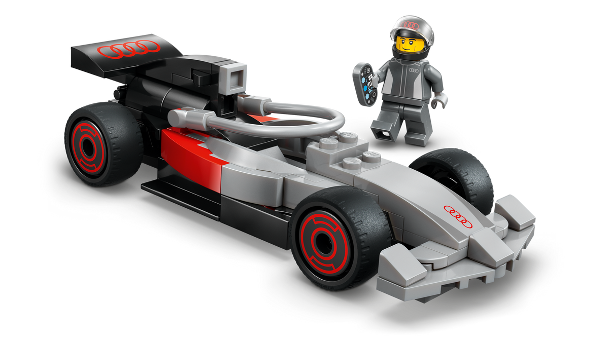 LEGO City Camión de Exhibición F1 con Auto de Carreras Audi F1 60493