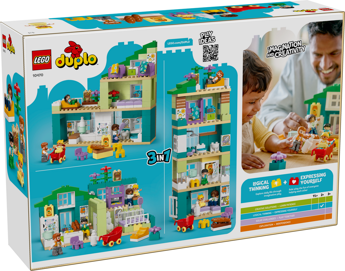 LEGO DUPLO Casa Familiar Moderna 3 en 1 10470