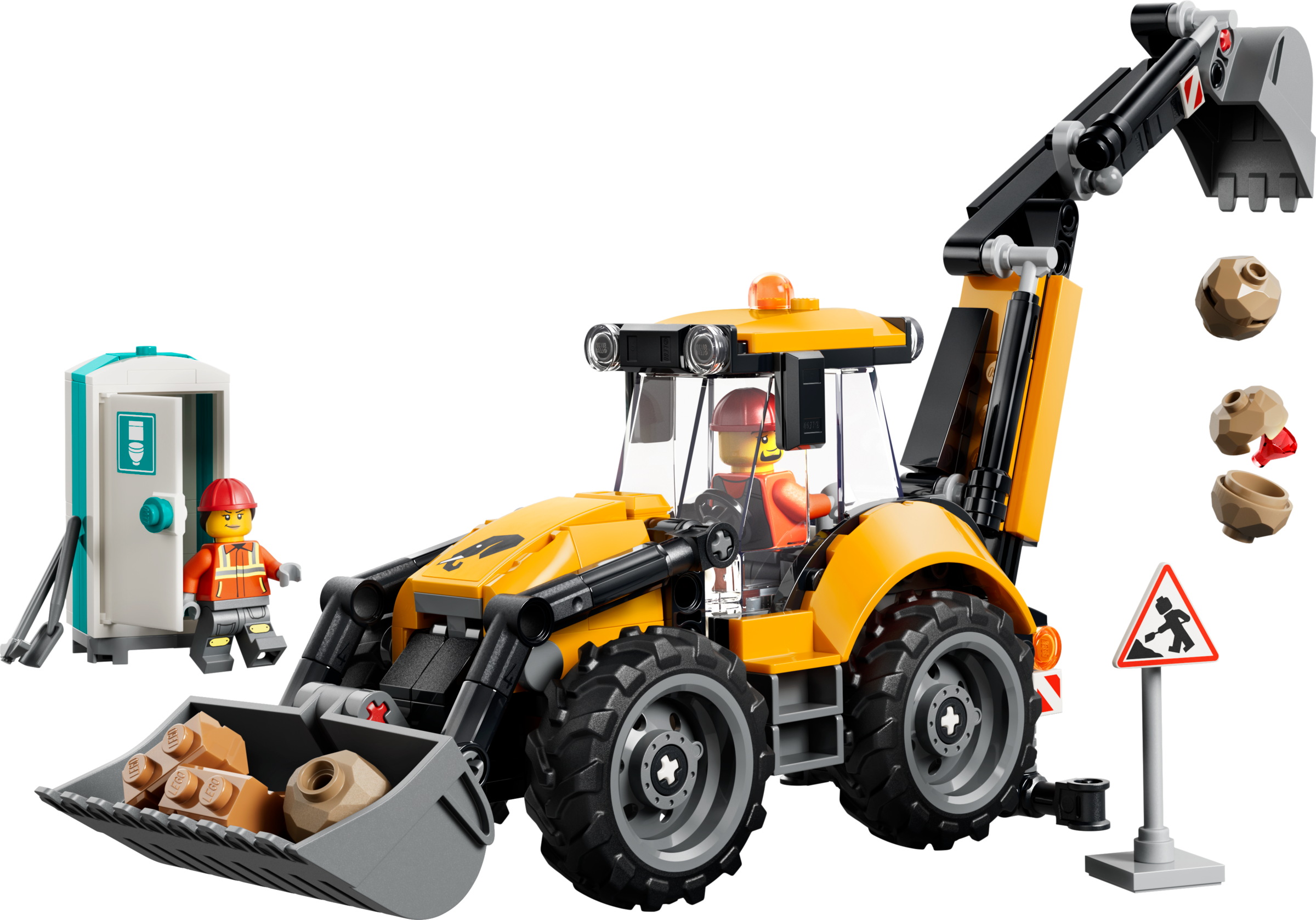 LEGO City Retroexcavadora Amarilla 60480