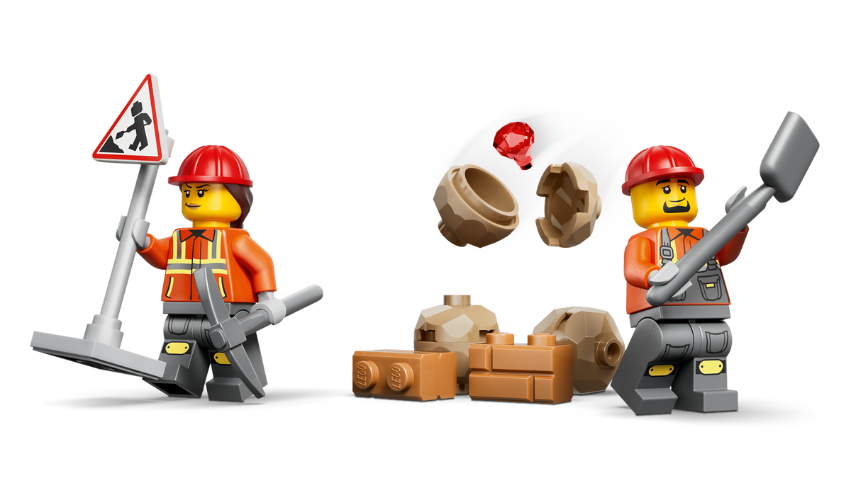 LEGO City Retroexcavadora Amarilla 60480