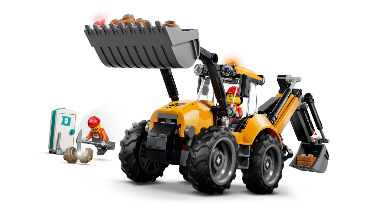LEGO City Retroexcavadora Amarilla 60480