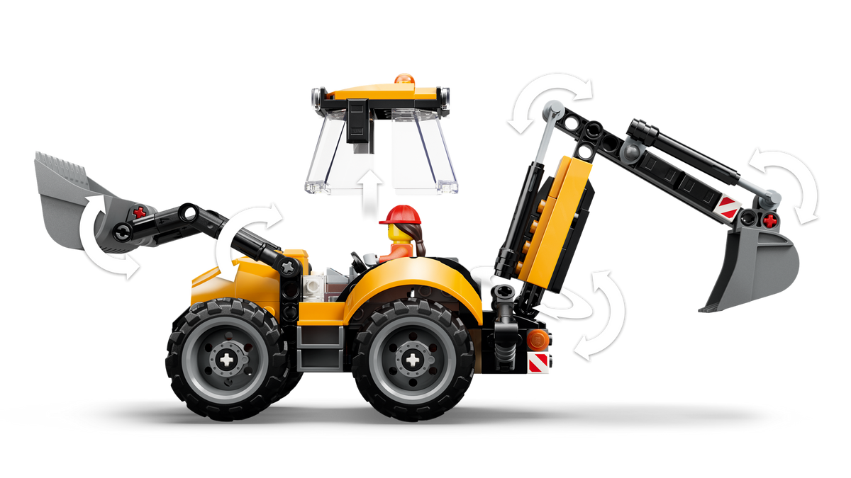 LEGO City Retroexcavadora Amarilla 60480