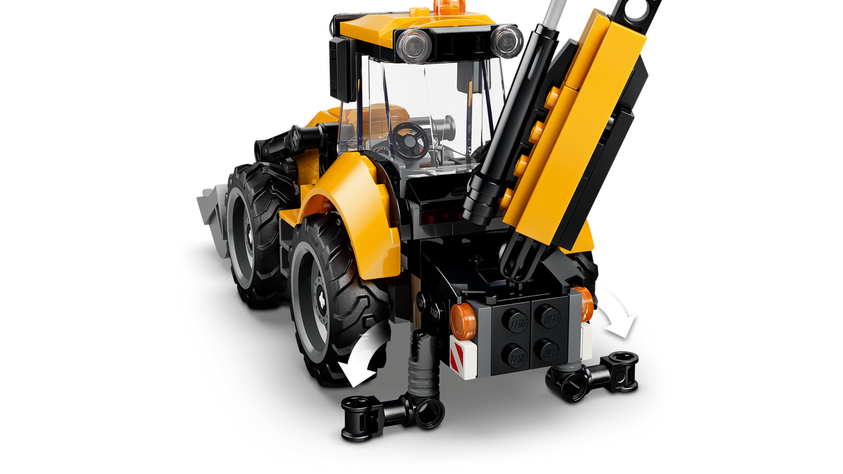 LEGO City Retroexcavadora Amarilla 60480