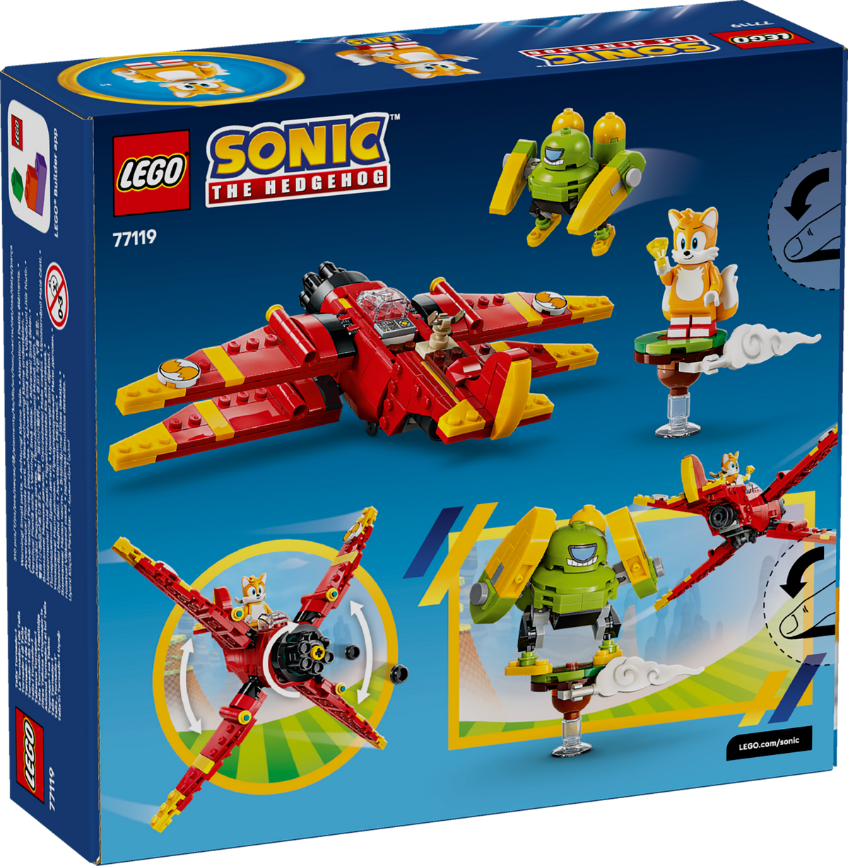 LEGO Sonic the Hedgehog Tornado-1 de Tails 77119