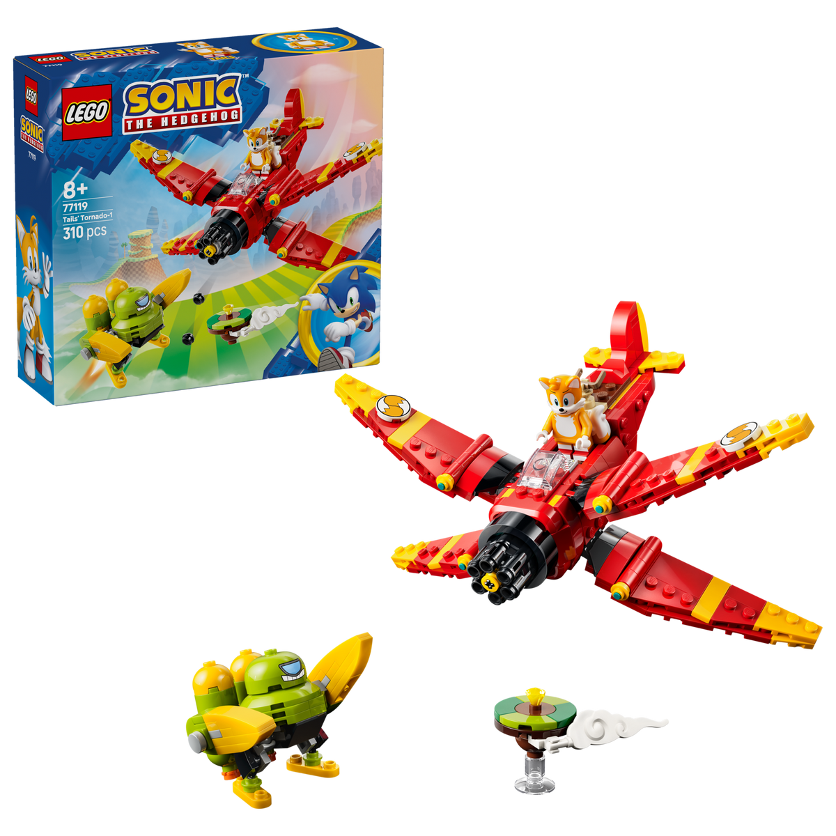 LEGO Sonic the Hedgehog Tornado-1 de Tails 77119
