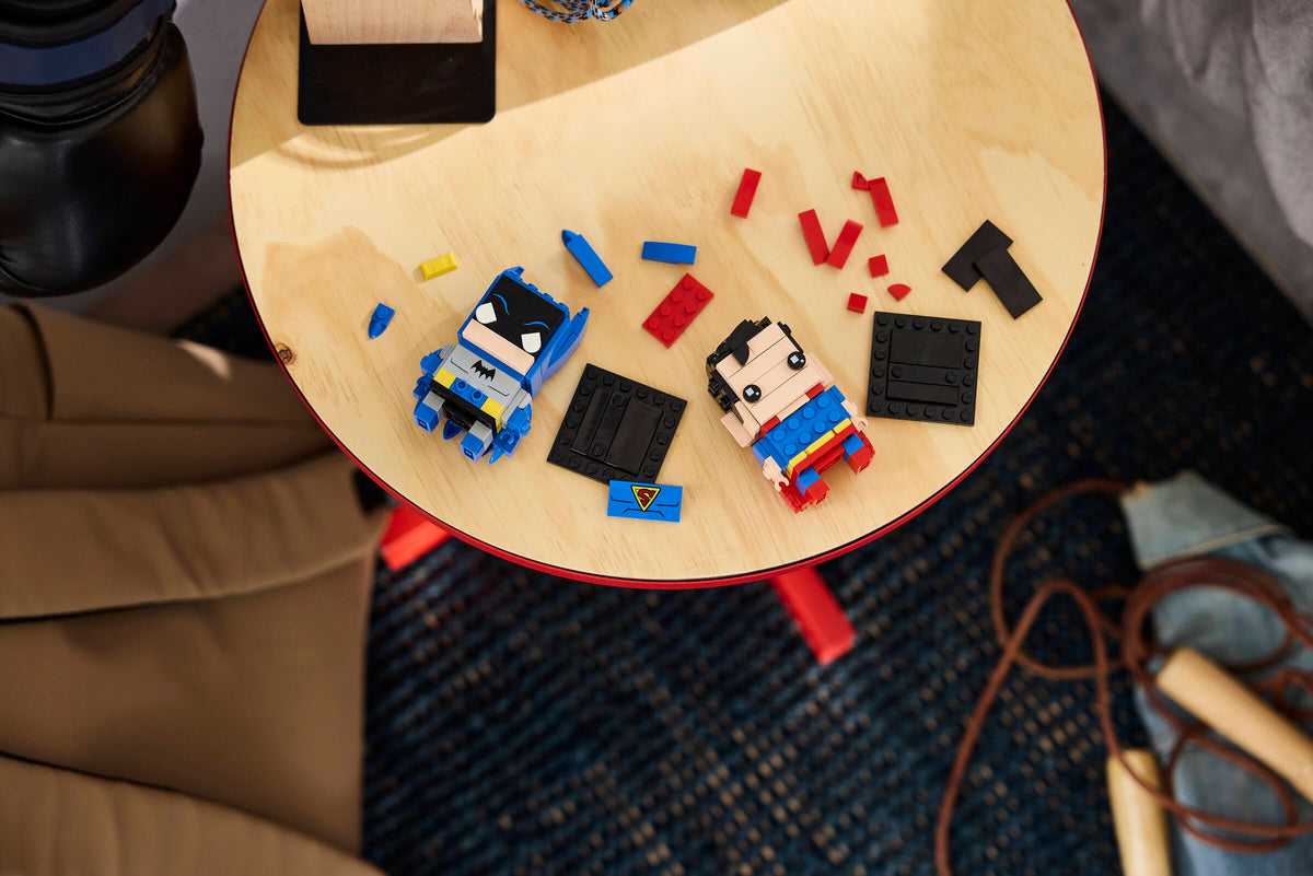 LEGO BrickHeadz Figuras de Superman y Batman 40859