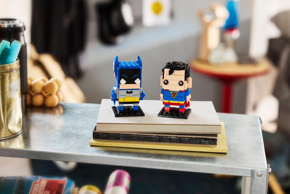 LEGO BrickHeadz Figuras de Superman y Batman 40859