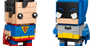 LEGO BrickHeadz Figuras de Superman y Batman 40859