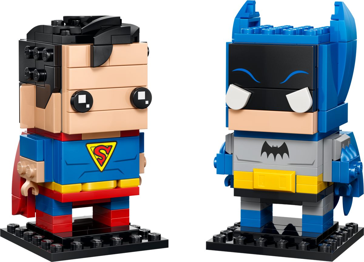 LEGO BrickHeadz Figuras de Superman y Batman 40859